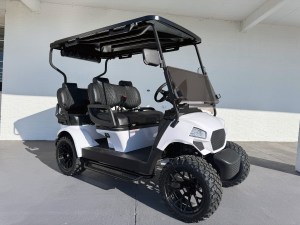 White Contender Sport 4 Lithium Golf Cart